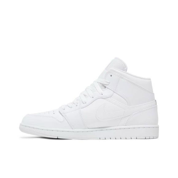 Air Jordan 1 Mid “TripleWhite” Men’s Size 9 - Picture 3 of 5